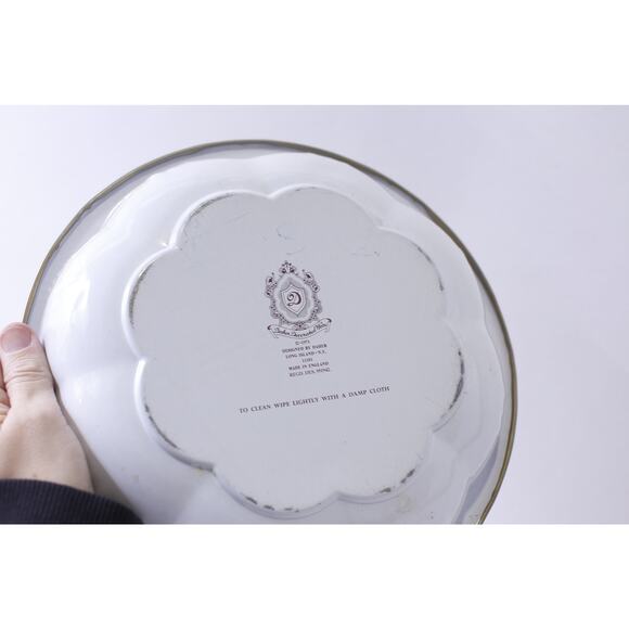 Floral Decorative Plate, 1971, Daher Decorated Ware, Home Kitchen Decor, - Picture 3 of 3